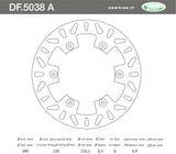 DISCO FRENO POSTERIORE IN ACCIAIO NEWFREN YAMAHA WR 1DISCO FRENO POSTERIORE IN ACCIAIO NEWFREN YAMAHA WR 125 1998>2012 WR 250 2001> WR F 250 2001> WR F 400 1998>2000 YZ 125-250 2001>25