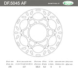 DISCO FRENO ANTERIORE FLOTTANTE MAGGIORATO IN ACCIAIO HONDA CR 125 R-E 1995>2004 CRF 250 R-F-E 2004>2014 CRF 450 X 2005>2014