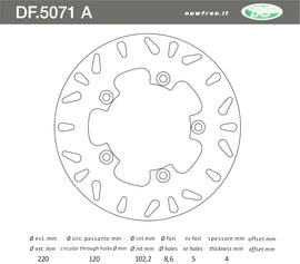DISCO FRENO POST RS 250 19952003