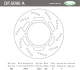 DISCO FRENO ANTERIORE TZR 50 TUTTI I MODELLI 1997>2002/TZR 125 1987>1995/TZR 125 R 1991>1995
