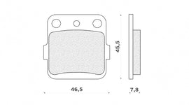 PASTIGLIE FRENO SINT ANT CR 85 0307