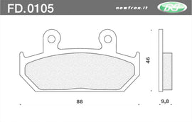 PASTIGLIE FRENO CAGIVA-HONDA