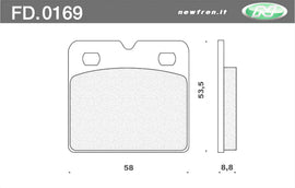 PASTIGLIE FRENO ANT. O POST. BMW K100 RS