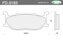Carica l&#39;immagine nel visualizzatore di Gallery, PASTIGLIE FRENO SCOOTER ELITE