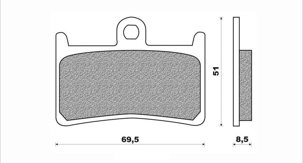 SERIE PASTIGL TOURIN TS1 T-MAX 500 08-11