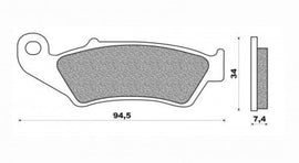 PASTIGLIE FRENO SINT OFFROAD DIRT