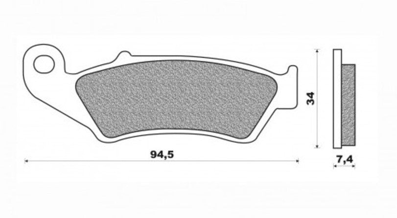 SERIE PASTIGLIE DIRT SD1 YZ-F 250-400