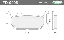 Carica l&#39;immagine nel visualizzatore di Gallery, PASTIGLIE FRENO YAMAHA MAJESTY 250