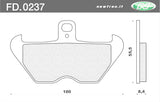 SERIE PASTIGLIE FRENO ANTERIORI NEWFREN  R 1100 LT 1989>1999 K 1100 LT / SE 1992>R 1100 S 1996>2000