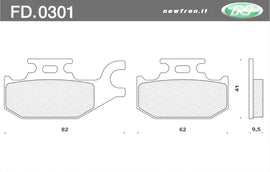 PASTIGLIE FRENO SINT. SPORT