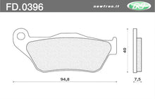 Carica l&#39;immagine nel visualizzatore di Gallery, PASTIGLIE FRENO SINT ANT X-MAX 250 YP R