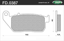 Carica l&#39;immagine nel visualizzatore di Gallery, PASTIGLIE FRENO SINTER PERFORMANCE