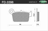 PASTIGLIE FRENO POSTERIORE NEWFREN BETA ALP 125 4 TEMPI 2006 AL 2008  RR 50 SUPERMOTARD DAL 2008 RR 125 4 TEMPI 2005 AL 2006