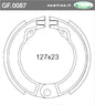 COPPIA GANASCE FRENO POST VESPA 125-150