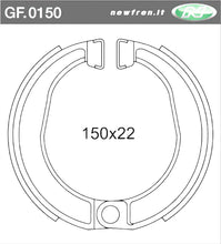 Carica l&#39;immagine nel visualizzatore di Gallery, GANASCE FRENO ANTER/POST LAMBRETTA J 125