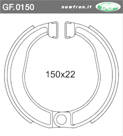 GANASCE FRENO ANTER/POST LAMBRETTA J 125