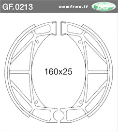 GANASCE FRENO CAGIVA SST 35078