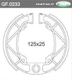GANASCE FRENO APRILIA RED ROSE 92>