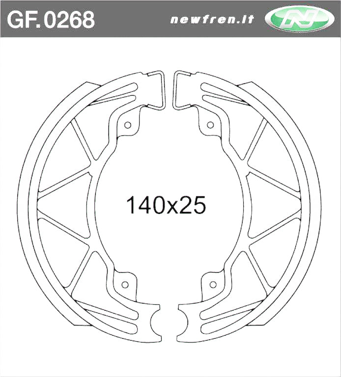 GANASCE FRENO POSTERIORI PIAGGIO LIBERTY