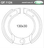 GANASCE FRENO ANTERIORE E POSTERIORE KTM MX 125 1974>1982 MX 250	1974>1981