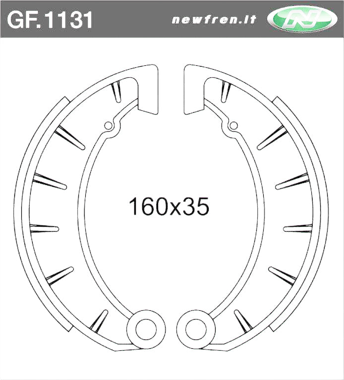 GANASCE FRENO JAWA 125-250-350