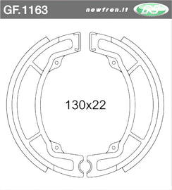 GANASCE FRENO YAMAHA YZ 125 DAL 1984