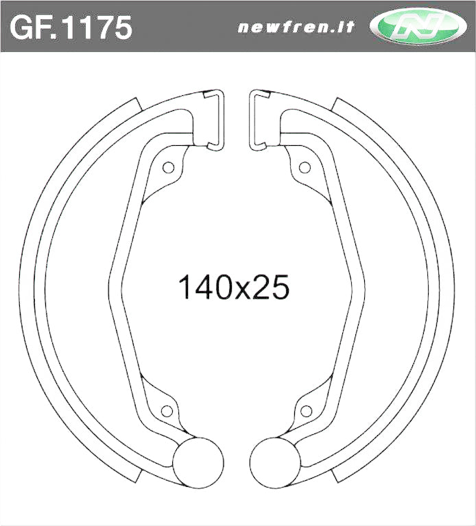 GANASCE FRENO HONDA XL 250 78>