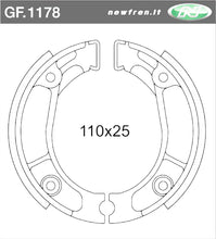 Carica l&#39;immagine nel visualizzatore di Gallery, GANASCE FRENO HONDA CR 125 76&gt;