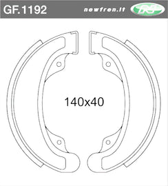 GANASCE FRENO POST HONDA CB 250 78>