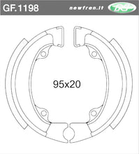 Carica l&#39;immagine nel visualizzatore di Gallery, GANASCE FRENO SYM FIDDLE 50 99&gt;