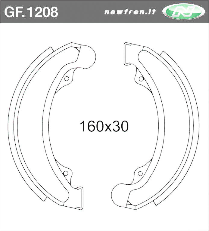 GANASCE FRENO ANT.HONDA CB175