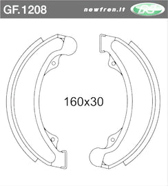 GANASCE FRENO ANT.HONDA CB175