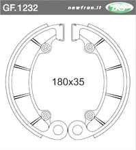 Carica l&#39;immagine nel visualizzatore di Gallery, GANASCE FRENO HONDA VT 700 SHADOW 86