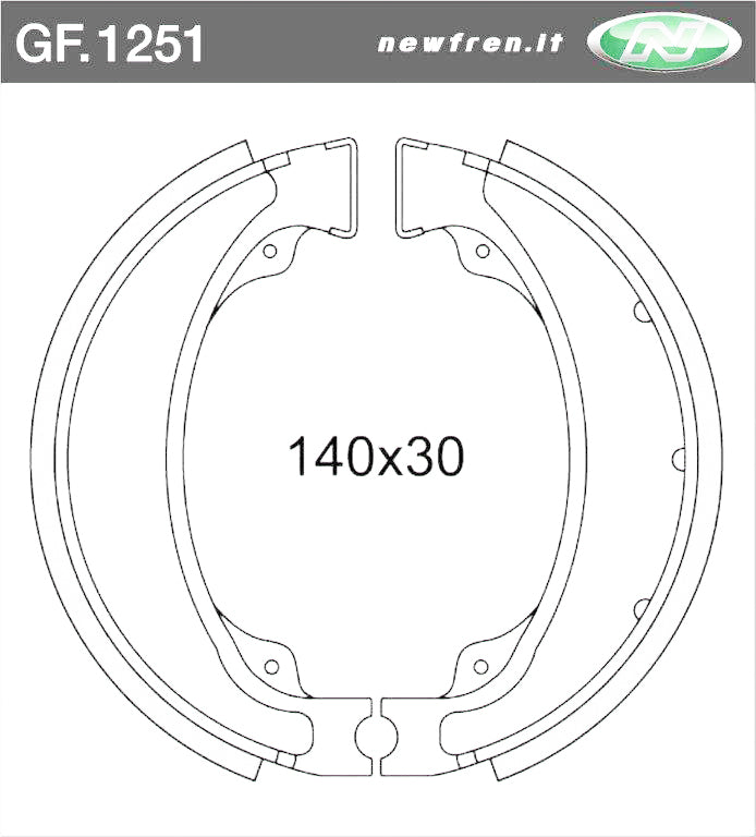 GANASCE FRENO HONDA XBR 500 85