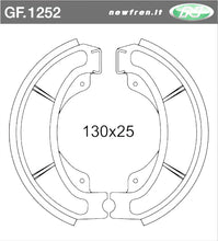 Carica l&#39;immagine nel visualizzatore di Gallery, GANASCE FRENO HONDA CN 250 92