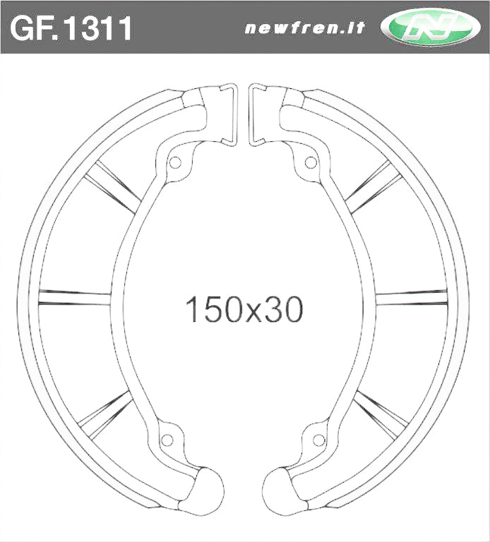 GANASCIA FRENO SYM HUSKY 125