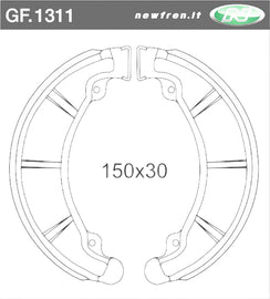 GANASCIA FRENO SYM HUSKY 125