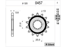 Carica l&#39;immagine nel visualizzatore di Gallery, PIGNONE Z14 PASSO 520 YZ 250 99-19