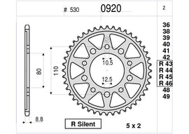 CORONA Z39 PASSO 530 CB 1100 RC 82-83