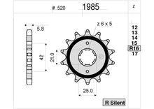 Carica l&#39;immagine nel visualizzatore di Gallery, PIGNONE OGNIB. Z14 KAWA-YAMAHA PASSO 520