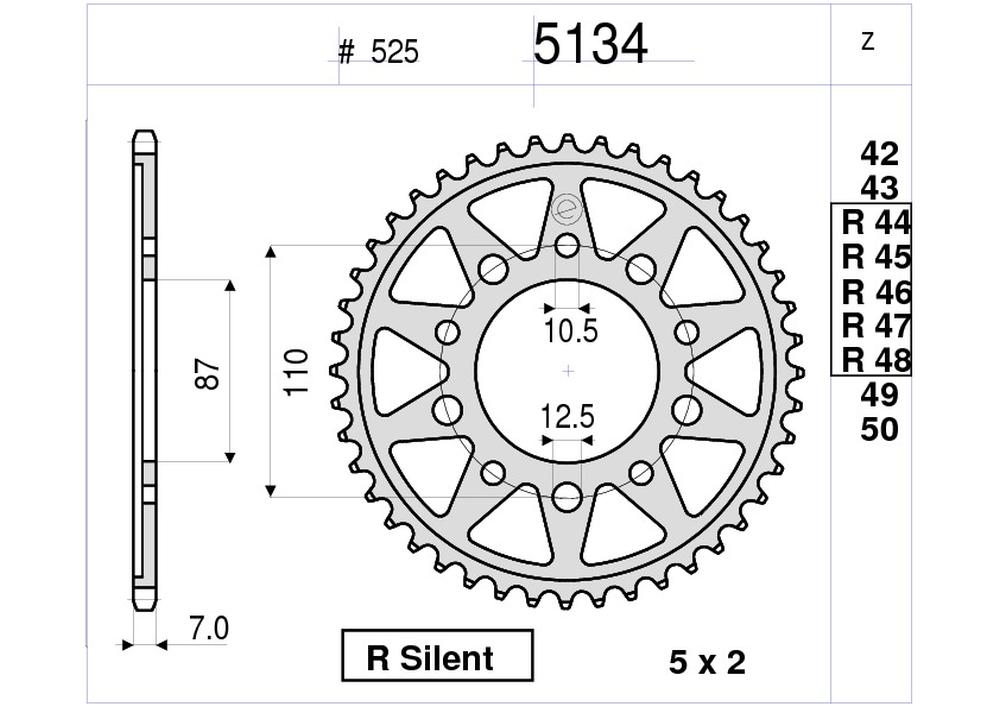 CORONA Z45 PASSO 525 GSX-R 400 87-95