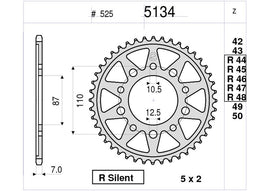 CORONA Z45 PASSO 525 GSX-R 400 87-95