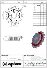 Carica l&#39;immagine nel visualizzatore di Gallery, PIGNONE Z15 PASSO 520 MONSTER 600-750