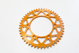 CORONA 48 DENTI ORANGE ERGAL SCARICO FANGO EXC 520/SX 200/FE 450