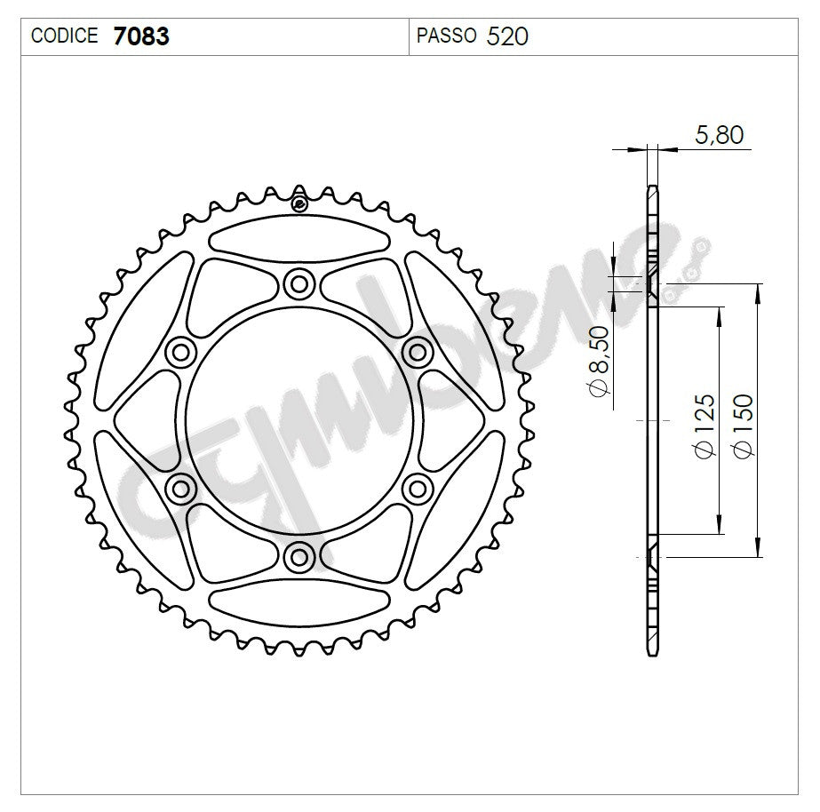 CORONA Z52 PASSO 520 EXC 250-450