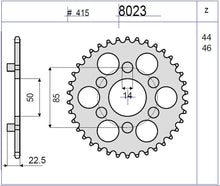 Carica l&#39;immagine nel visualizzatore di Gallery, CORONA OGNIB.Z46 APRILIA PASSO 415