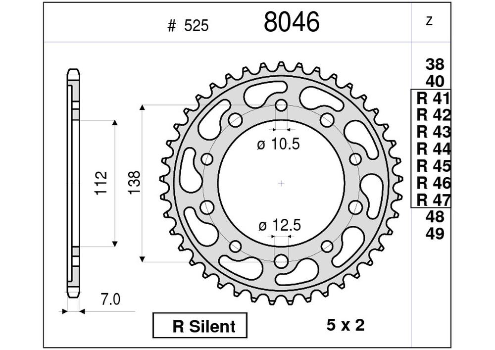 CORONA Z42 PASSO 525 CB 900 1978-1984