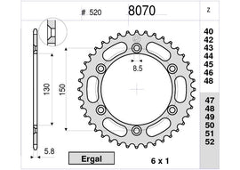 CORONA Z50 PASSO 520 YZ 250 06-19