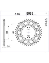 Carica l&#39;immagine nel visualizzatore di Gallery, CORONA Z48 PASSO 532 YZF 600 R6 99-02