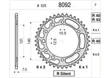 Carica l&#39;immagine nel visualizzatore di Gallery, CORONA Z45 PASSO 525 V-RAPTOR 650 01-07